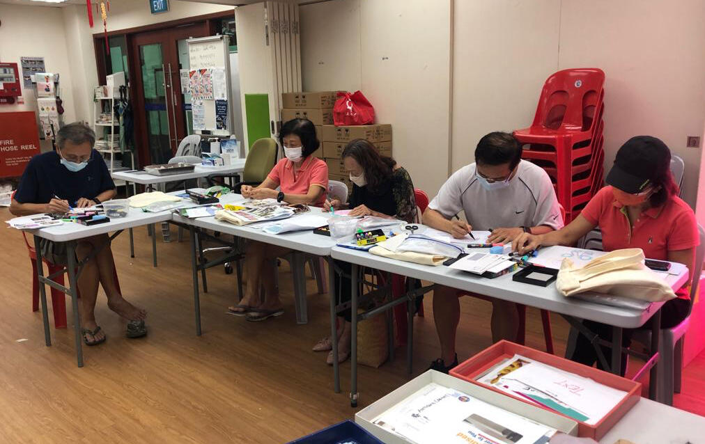 Art and Craft Workshop for the senior citizens at Lions Befrienders centre Art and Craft Workshop for the senior citizens at Lions Befrienders centre