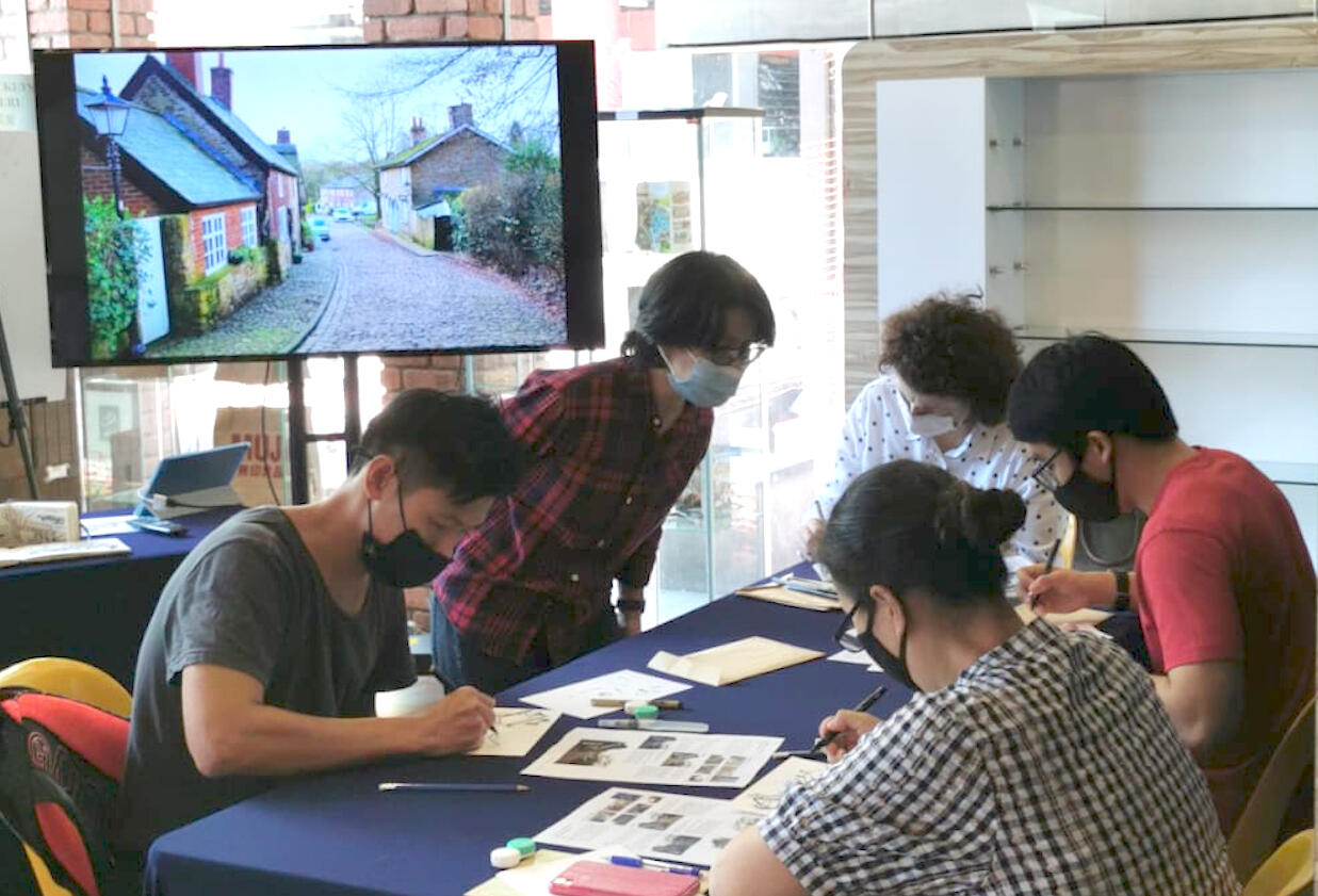 Brushpen Workshop at Chinatown Brushpen Workshop at Chinatown