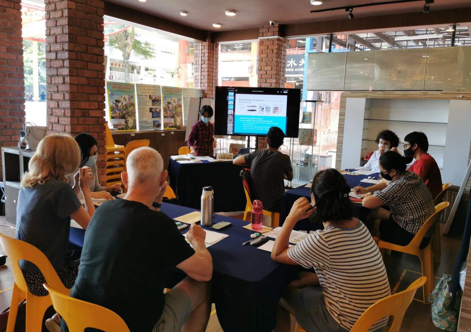 Brushpen Workshop at Chinatown Brushpen Workshop at Chinatown